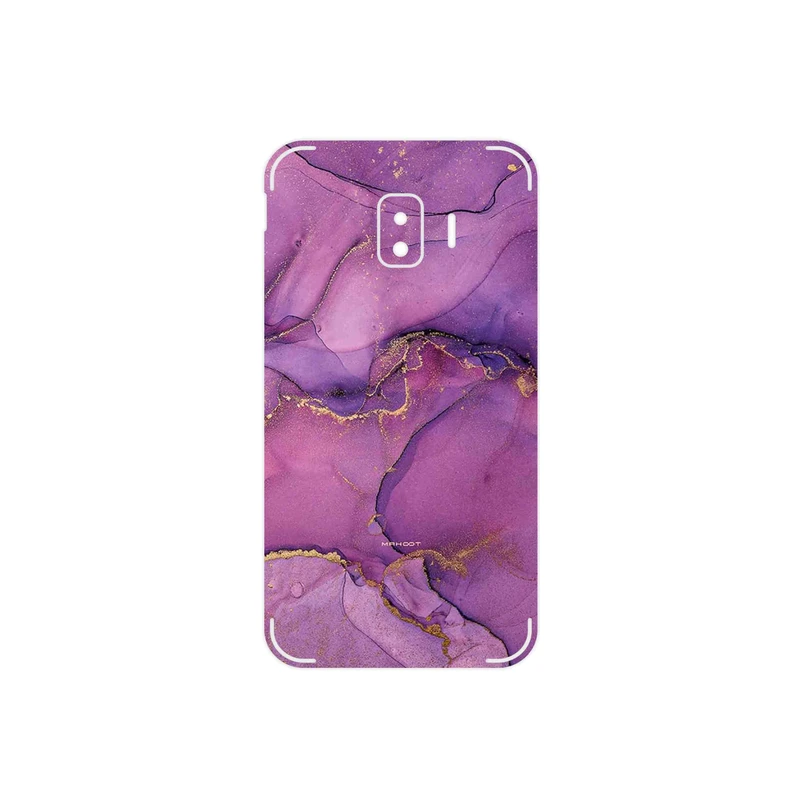 برچسب پوششی ماهوت مدل Purple Marble مناسب برای گوشی موبایل سامسونگ Galaxy J2 Core