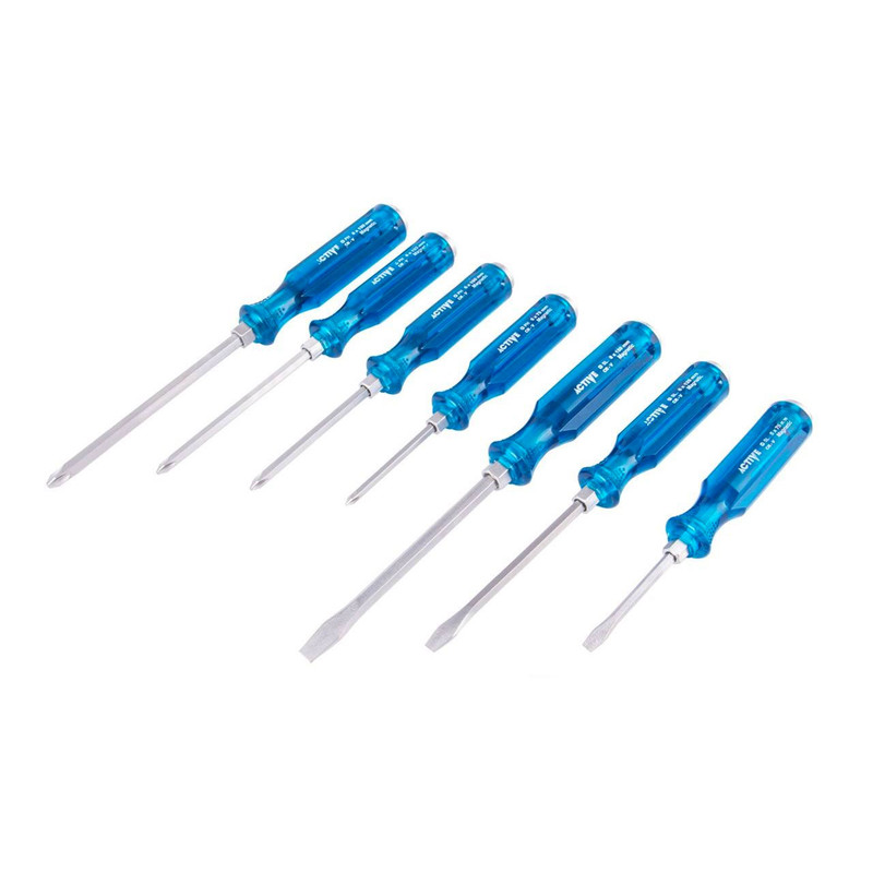 مجموعه 7 عددی پیچ گوشتی اکتیو تولز کد AC-6373 مجموعه 7 عددی پیچ گوشتی اکتیو تولز کد AC-6373
