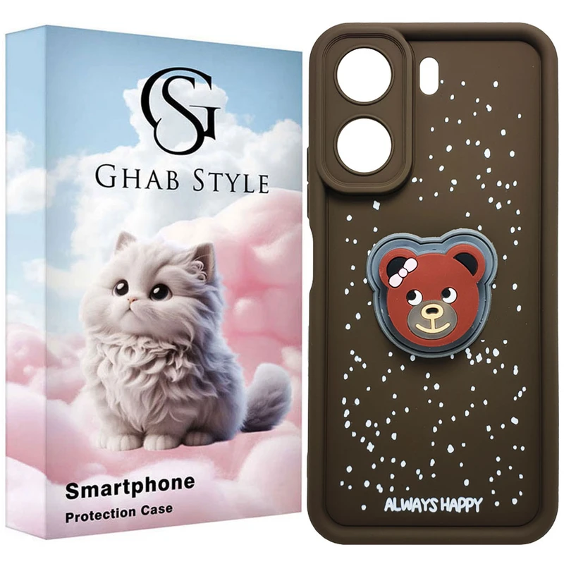 کاور قاب استایل مدل سیلیکونی طرح چراغدار مناسب برای گوشی موبایل شیائومی Redmi 13C / Poco C65