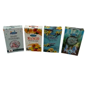 عود الاس مدل آبشاری رایحه دیریم و وانیل و انبه و پودر بچه مجموعه ۴۰ عددی