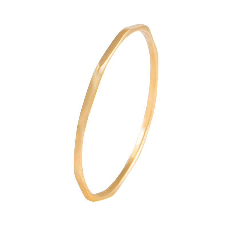 انگشتر طلا 18 عیار زنانه بان گالری مدل مهره