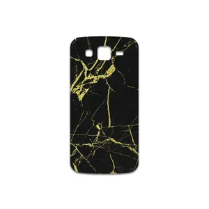 MAHOOT Graphite-Gold-Marble Cover Sticker for Samsung Galaxy Grand 2