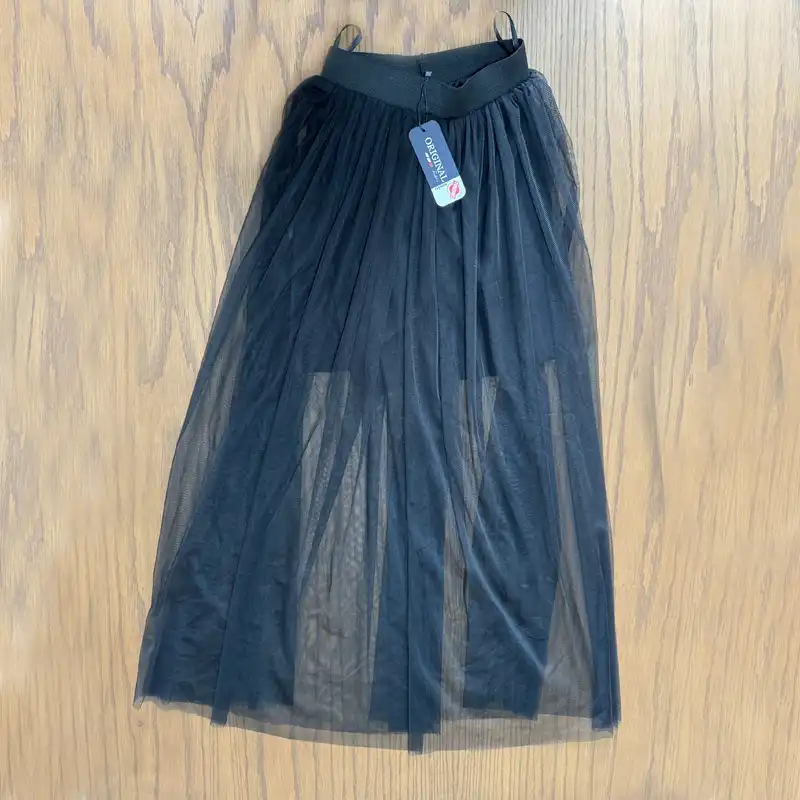 دامن کلوش زنانه مدل تور ساده