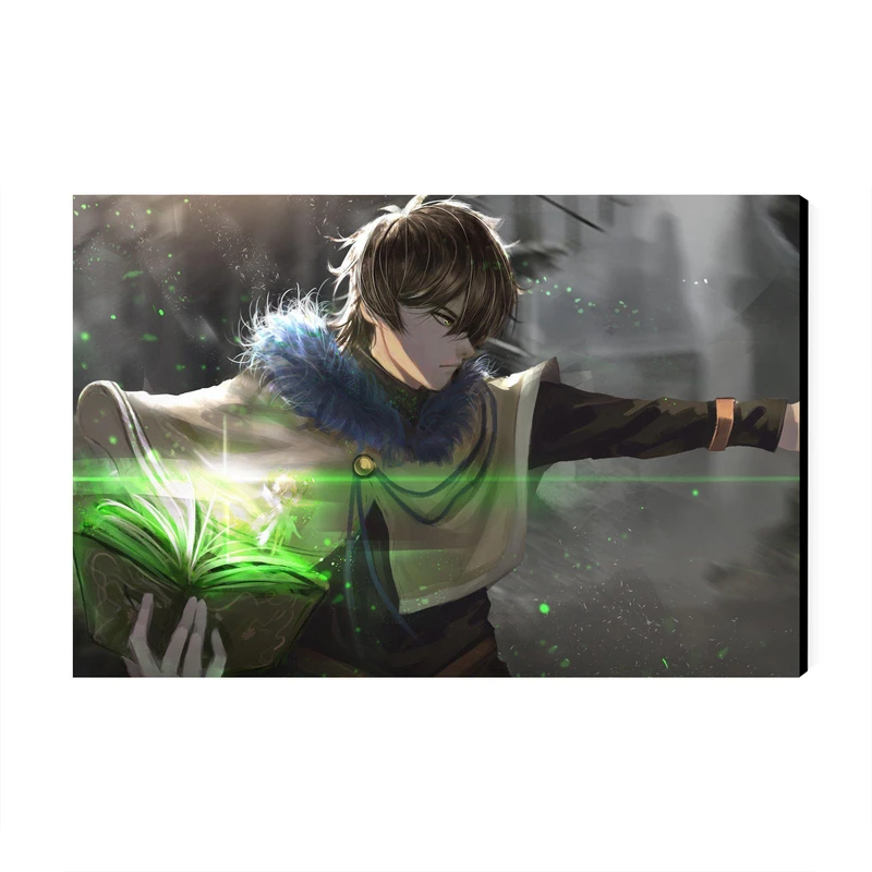 تابلو شاسی عرش مدل انیمه شبدر سیاه Black Clover کد As1459