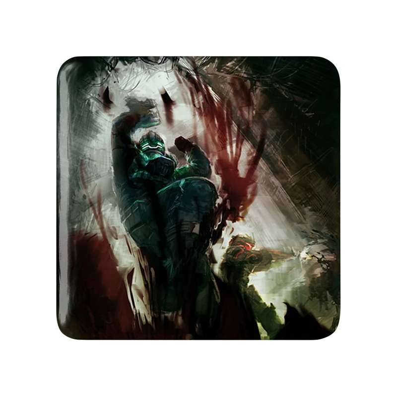 مگنت خندالو طرح بازی دد اسپیس (Dead Space) مدل مربعی کد 35076