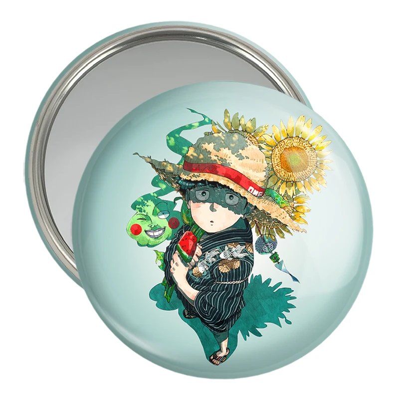 آینه جیبی خندالو مدل شییکو انیمه موب سایکو Mob Psycho 100 کد 24458