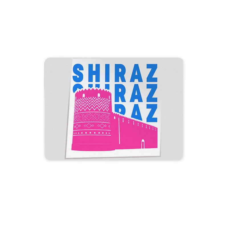 ماوس پد ترمه طراحان ایده مدل نماد ارگ کریم خان شیراز کد map0019 سایز 19*28 سانتی متر