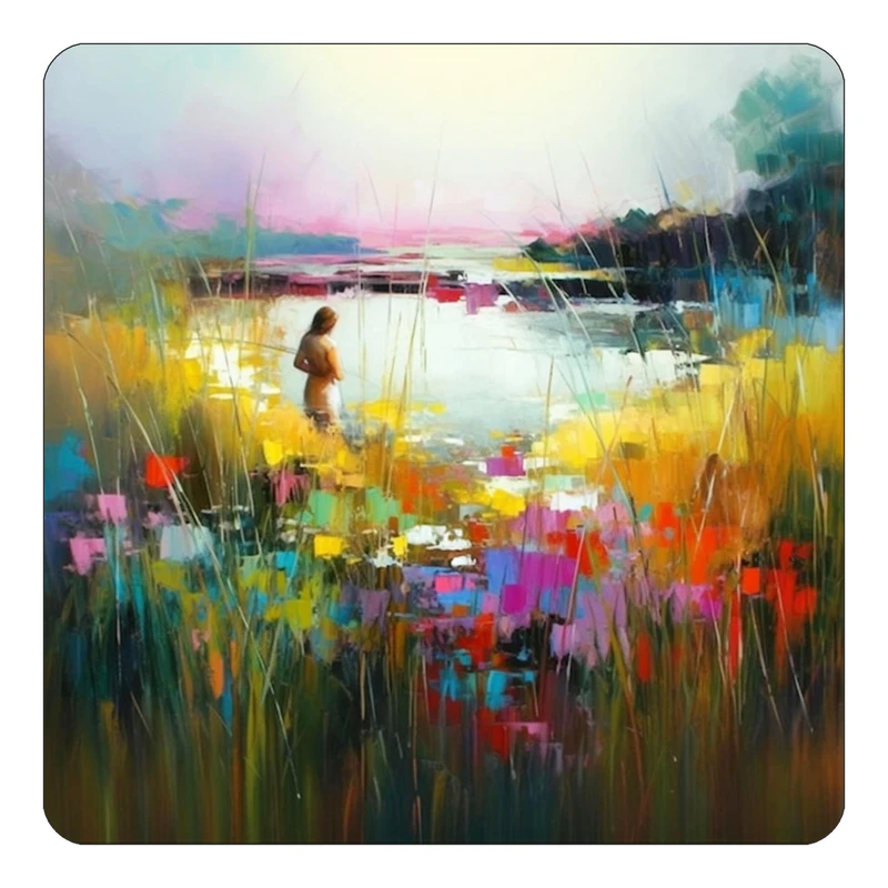 مگنت کاکتی طرح نقاشی رنگ روغن مدل mp72769