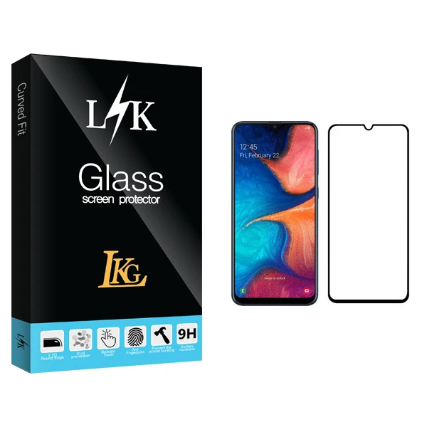 محافظ صفحه نمایش ال کا جی مدل LK Glass مناسب برای گوشی موبایل سامسونگ Galaxy A20
