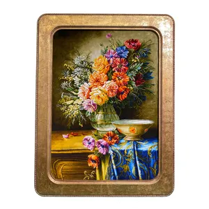 تابلو فرش دستبافت طرح گل کد 8637274