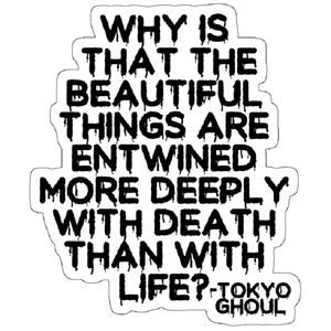 استیکر لپ تاپ مدل Tokyo Ghoul Quote