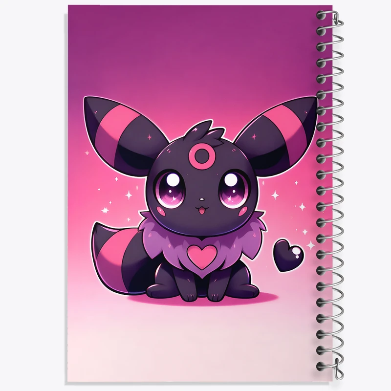 دفتر ژورنال نویسی 50 برگ خندالو مدل نقطه ای طرح انیمه پوکمون (pokemon) کد F7197