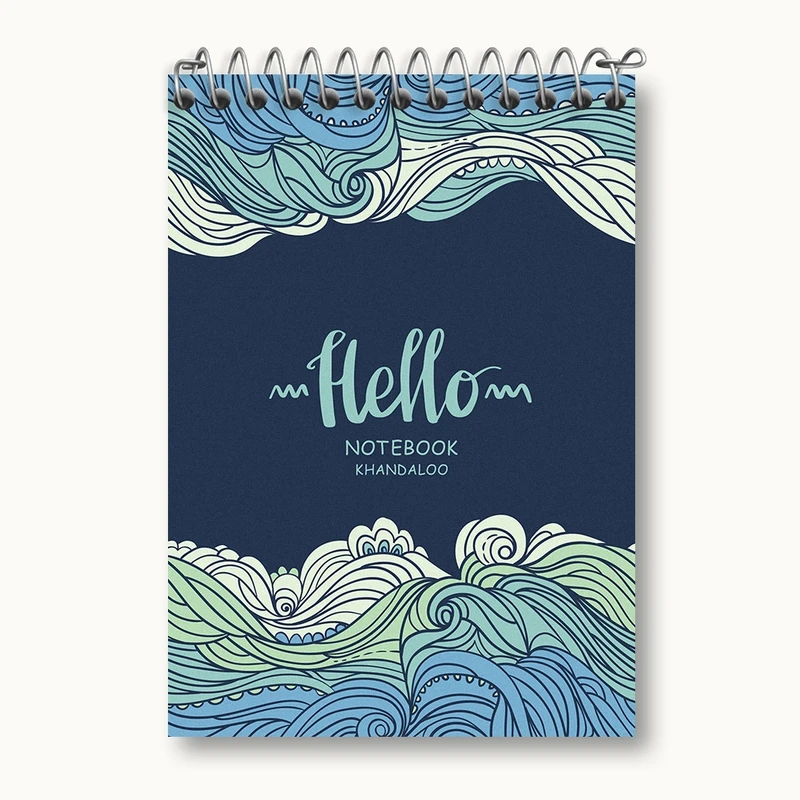 دفتر یادداشت 50 برگ خندالو مدل موج کد N830