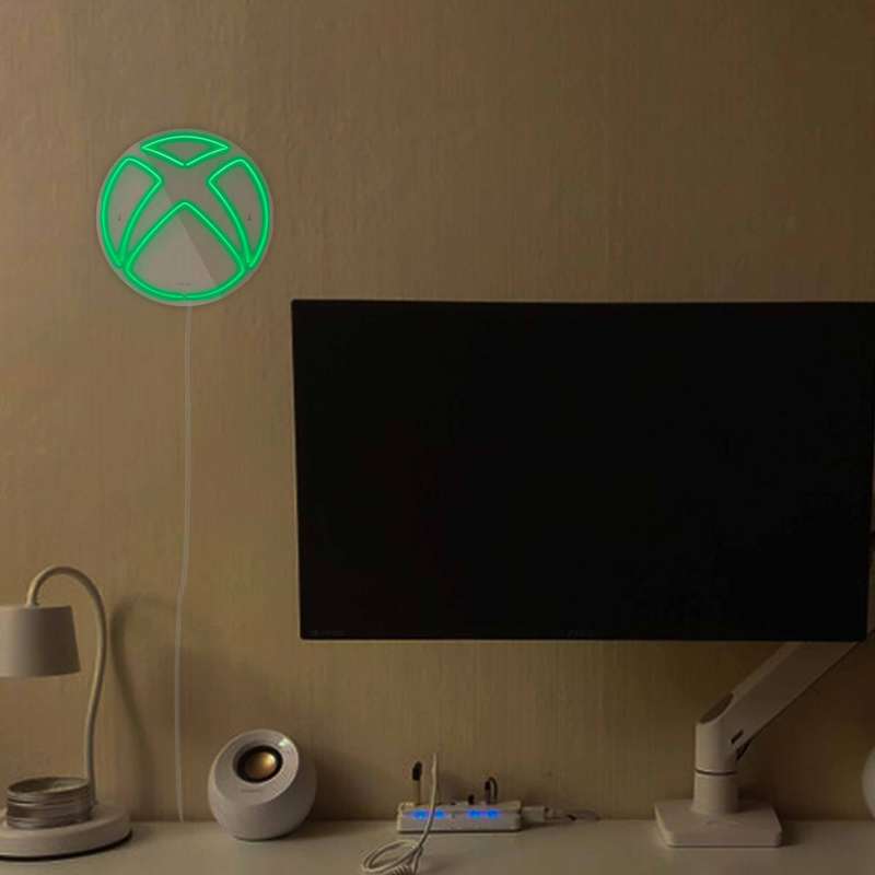 چراغ دیواری نئون دیزاین طرح Xbox-GL_GR