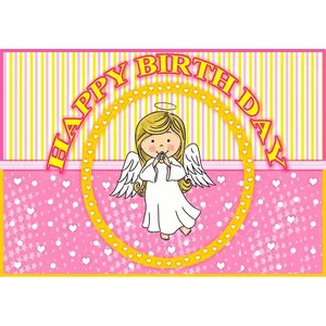 بنر تولد طرح فرشته کد 60-01 