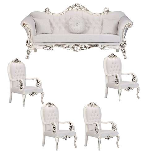 مبل 7 نفره مدل ژوبین طرح کلاسیک کد 015