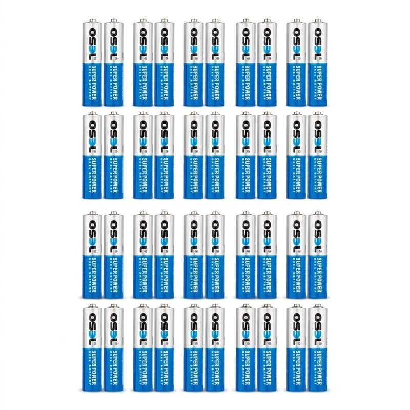 باتری نیم قلمی اوسل مدل Super Power R03P بسته 40 عددی
