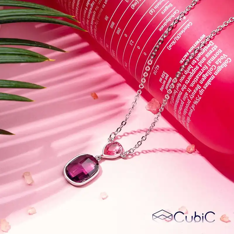 گردنبند زنانه کوبیک مدل QN-751064