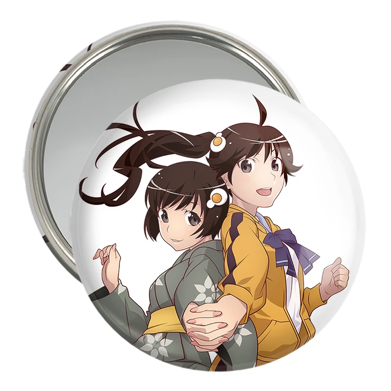 آینه جیبی خندالو مدل کارن و سوکیهی اراراگی انیمه مونوگاتاری  کد 16210