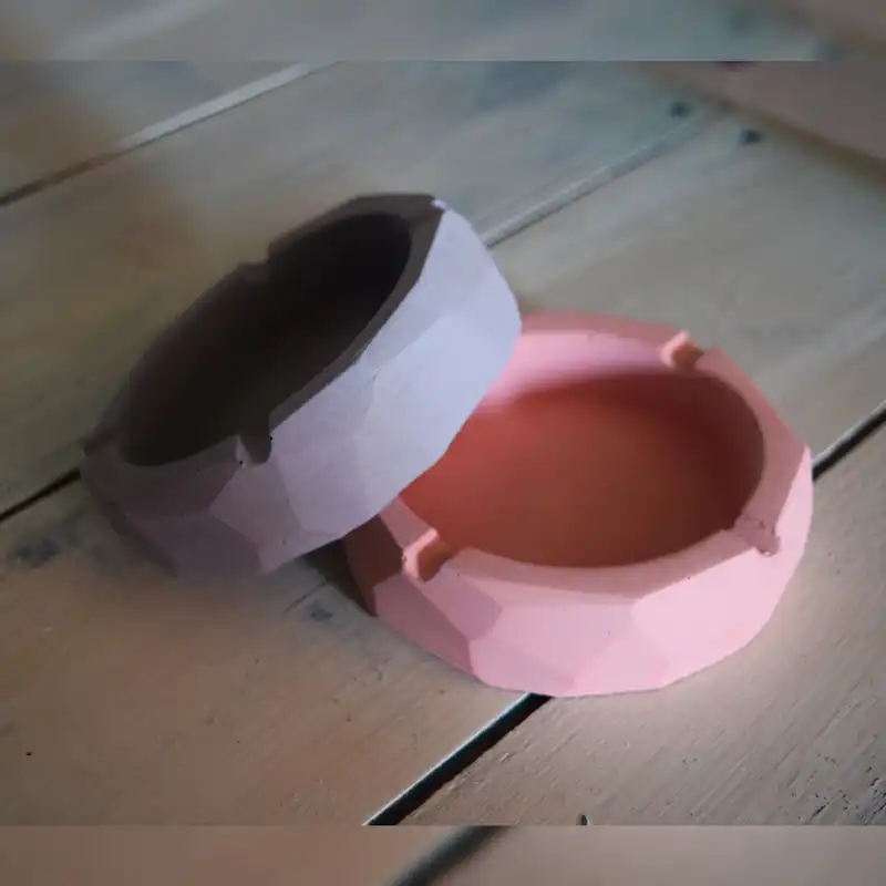 زیرسیگاری مدل mim.02 بسته  2 عددی