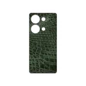 MAHOOT Green-Crocodile-Leather Cover Sticker for Xiaomi Redmi Note 13 Pro 4G
