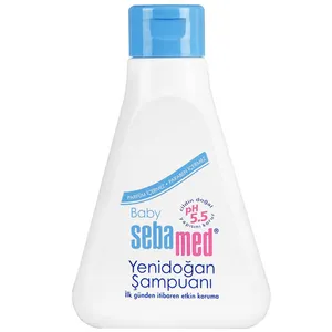 شامپو سر موهای حساس کودک سبامد مدل yenidogan حجم 250 میلی لیتر