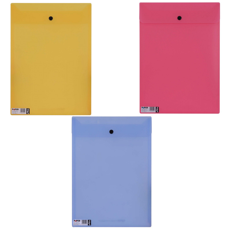 پوشه دکمه دار پاپکو مدل 117 بسته 2 عددی پوشه دکمه دار پاپکو مدل 117 بسته 2 عددی