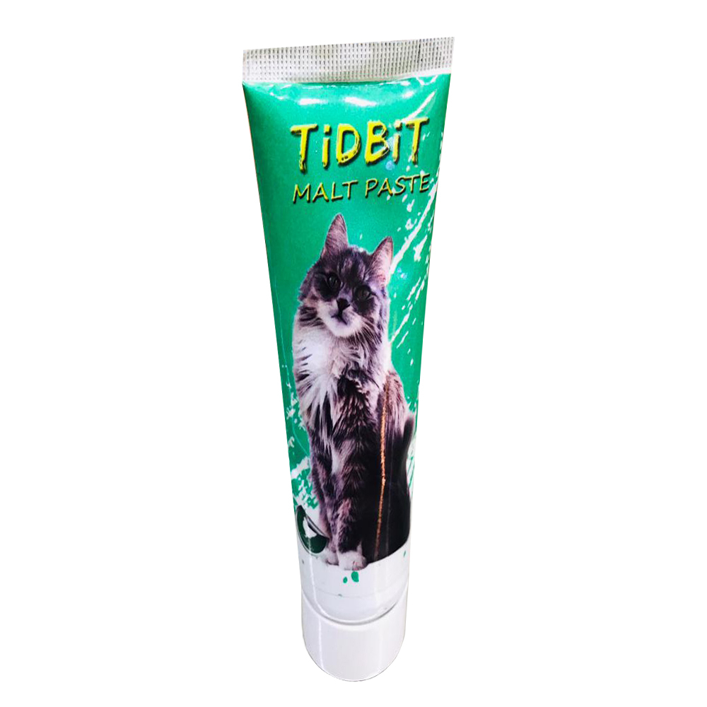 خمیر مالت گربه تیدبیت مدل chicken وزن 110 گرم