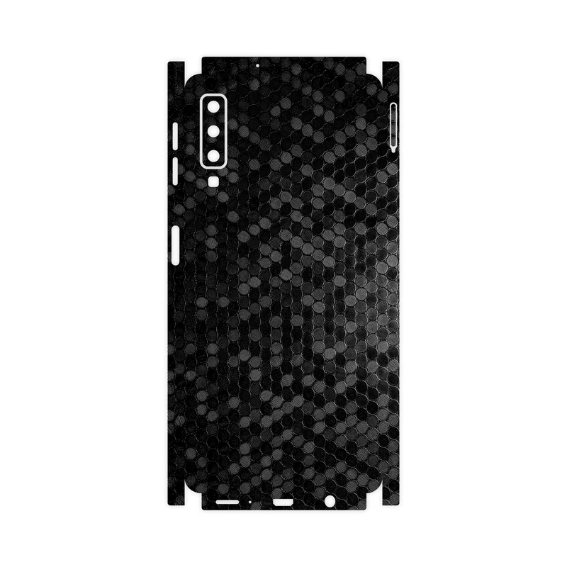 برچسب پوششی ماهوت مدل Honey-Comb-Circle-FullSkin مناسب برای گوشی موبایل سامسونگ Galaxy A7 2018