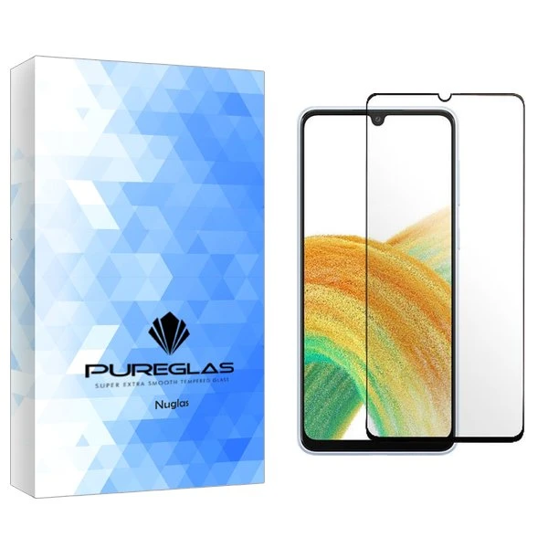 محافظ صفحه نمایش شیشه ای پیور گلس مدل NueGlas Full مناسب برای گوشی موبایل سامسونگ Galaxy A33 5G