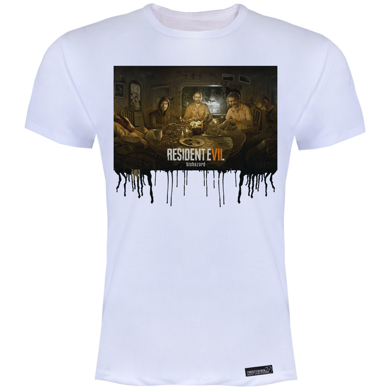 تی شرت آستین کوتاه مردانه 27 مدل Resident Evil VII کد MH1398