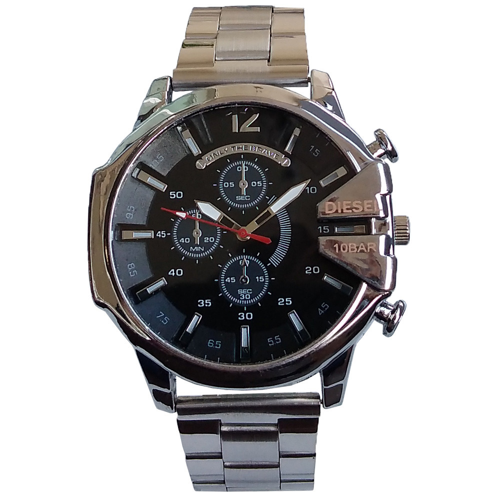 ساعت مچی عقربهای مردانه مدل بند فلزی شاخدار کد 25 NGH ساعت مچی عقربهای مردانه مدل بند فلزی شاخدار کد 25 NGH