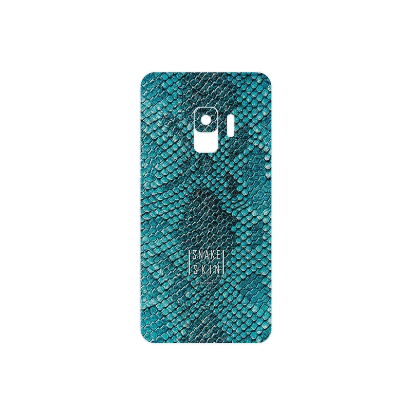 برچسب پوششی ماهوت مدل Blue Snake Skin مناسب برای گوشی موبایل سامسونگ Galaxy S9