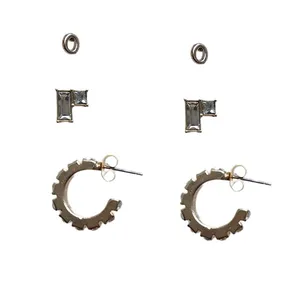 گوشواره زنانه مدل SS 0119 بسته 3 عددی