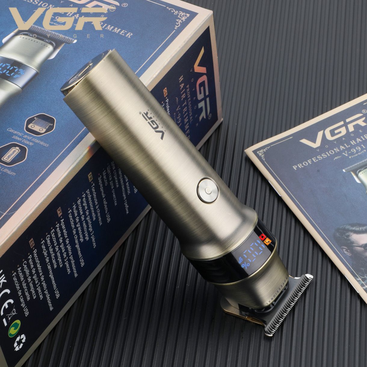 ماشین اصلاح موی سر و صورت وی جی ار مدل V-991 -  - 6