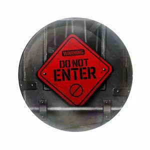 مگنت عرش طرح فانتزی نوشته خطر Do Not Enter کد Asm4253