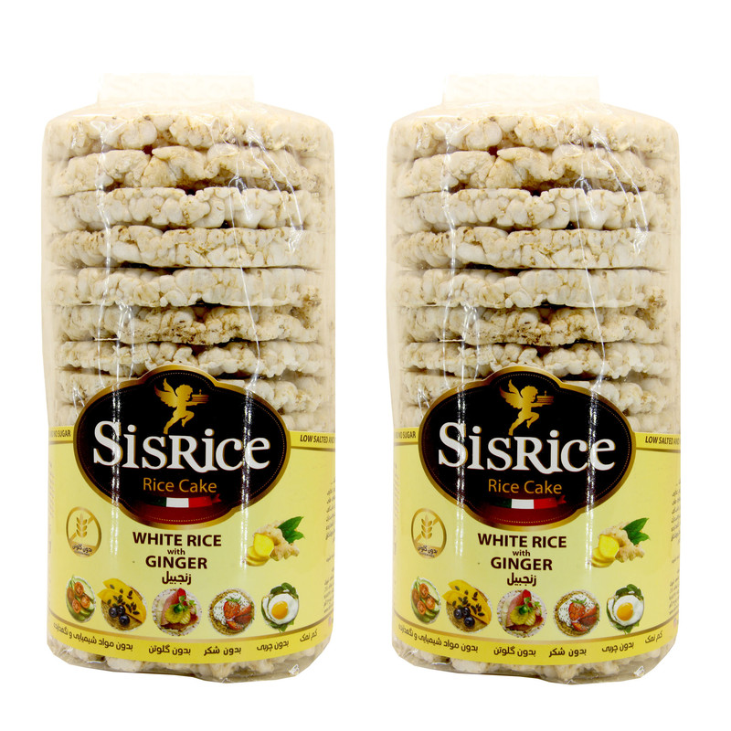 رایس کیک زنجبیلی سیس رایس - 120 گرم بسته 2 عددی