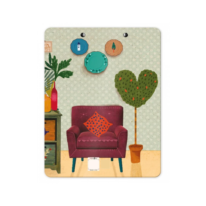 تخته شاسی مسترنوت مدل دختر سایز A5