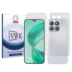 VWK Tough model matte screen protector suitable for Honor X8b mobile phone along with the back protector 