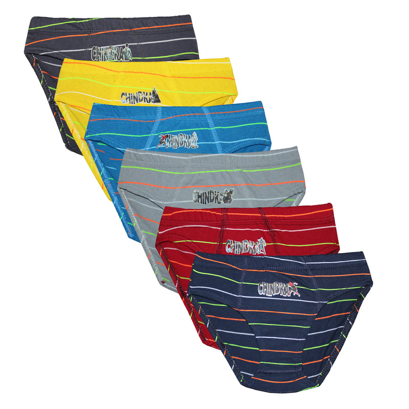 شورت پسرانه چیندکا مدل راه راه کد 1001 مجموعه 6 عددی