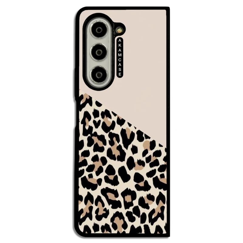 کاور آکام مدل AMCWSGZFOLD5-PANTHER PATTERN13 مناسب برای گوشی موبایل سامسونگ Galaxy Z Fold 5