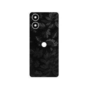 MAHOOT Black-Wildflower Cover Sticker for Motorola Moto G04s