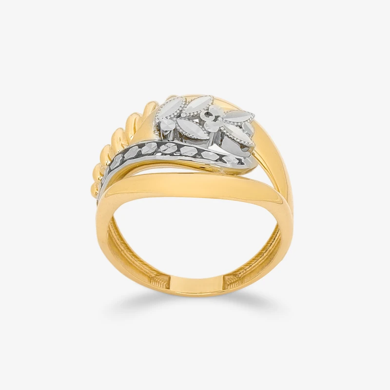 انگشتر طلا 18 عیار زنانه گلدم مدل R353009