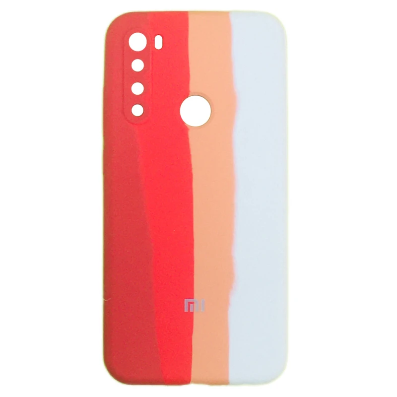 کاور مدل سیلیکونی رنگین کمانی مناسب برای گوشی موبایل شیائومی Redmi Note 8