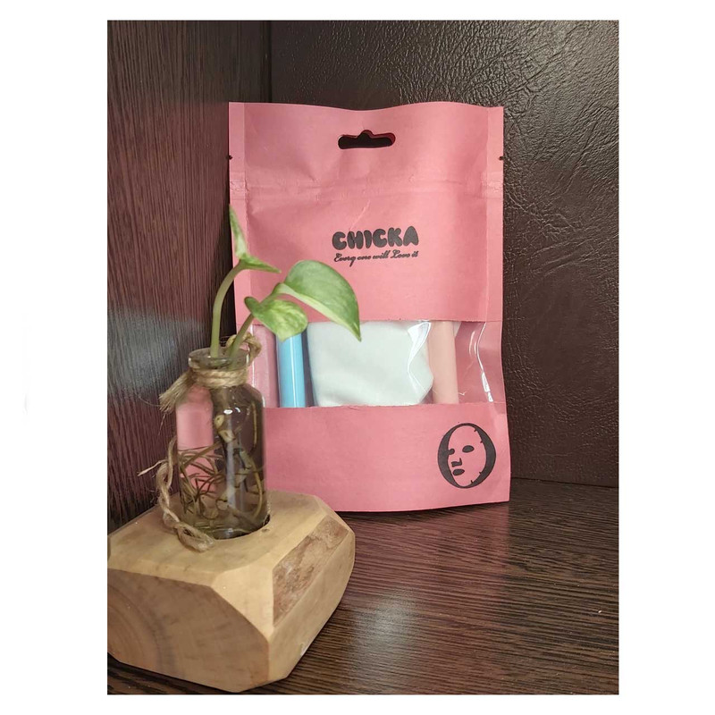 قرص ماسک ورقه ای صورت چیکا مدل badonya173 بسته 16 عددی به همراه قلم ماسک بسته 2 عددی قرص ماسک ورقه ای صورت چیکا مدل badonya173 بسته 16 عددی به همراه قلم ماسک بسته 2 عددی