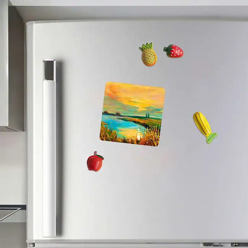 مگنت طرح نقاشی رنگ روغن مدل mg10624