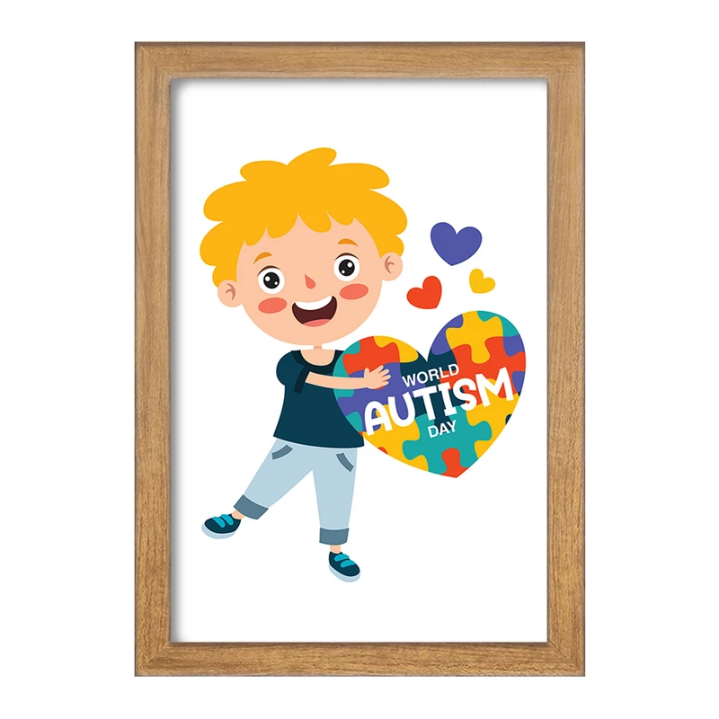 تابلو خندالو مدل اتیسم Autism کد 26731