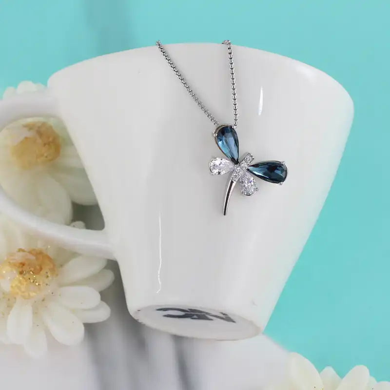 گردنبند زنانه مدل سنجاقک BB435
