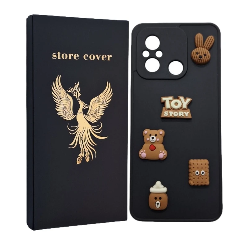  کاور استور کاور طرح عروسک توی برجسته مدل 12c مناسب برای گوشی موبایل شیائومی Redmi 12C