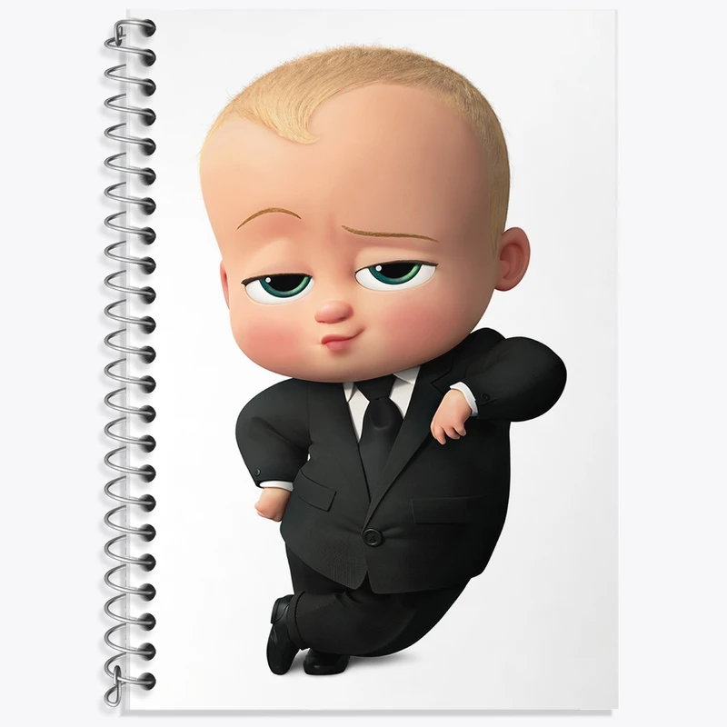 دفتر لغت 50 برگ خندالو طرح بچه رئیس کد F2051